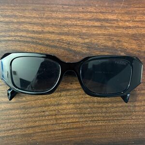 Prada sunglasses black dark lens